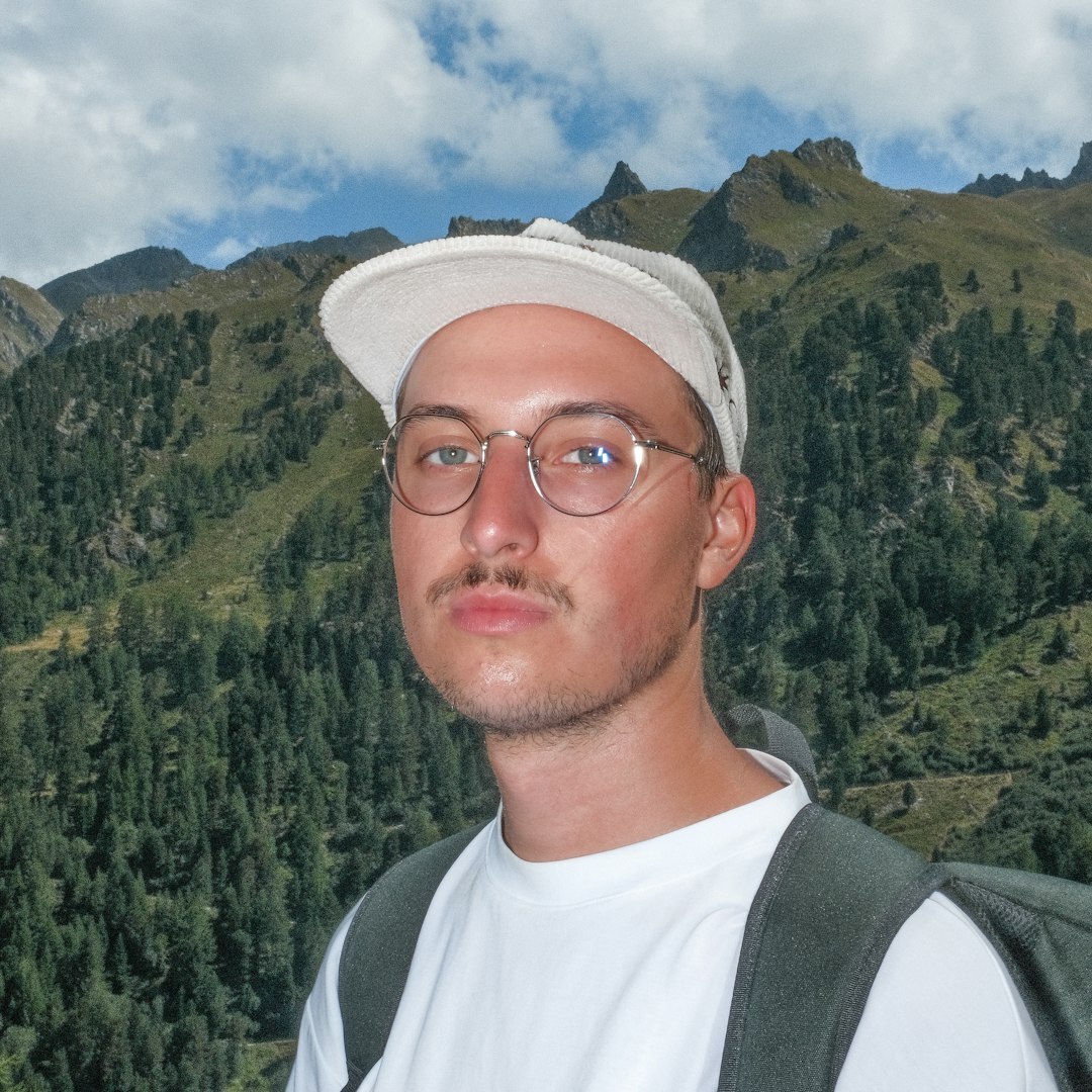 Portrait of a professional Swiss man journalist