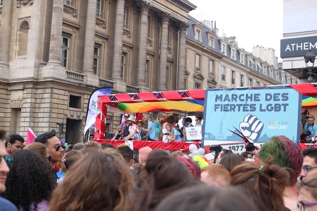 paris social event crowd